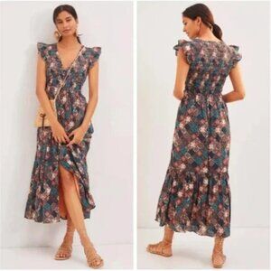 Anthropologie Peregrine Midi Dress